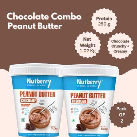 Chocolate Crunchy + Chocolate Creamy Peanut Butter Combo